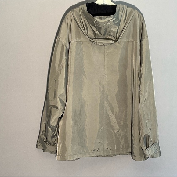 Calvin Klein Jeans Men’s XL Hooded, Full Zip, M. Anorak Gray Jacket - Picture 5 of 16